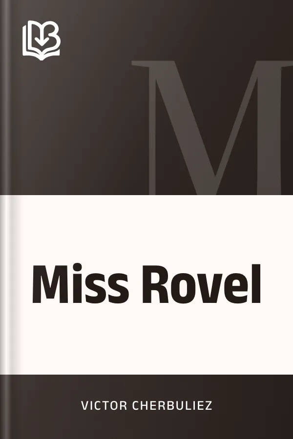 Miss Rovel de Victor Cherbuliez, couverture du livre