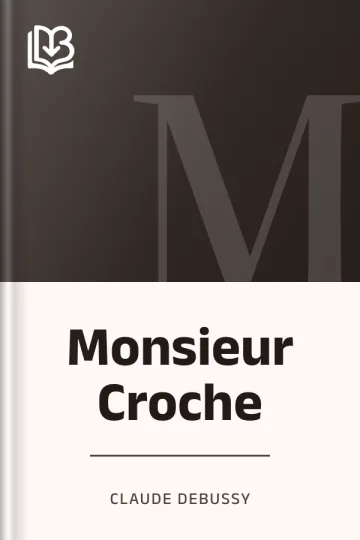 Monsieur Croche de Claude Debussy, couverture du livre