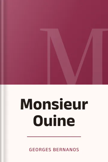 Monsieur Ouine de Georges Bernanos, couverture du livre