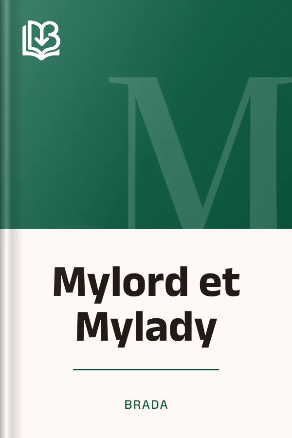 Mylord et Mylady de Brada, couverture du livre