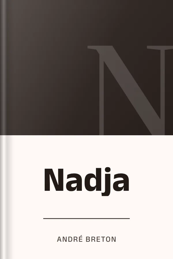 Nadja d’André Breton, couverture du livre