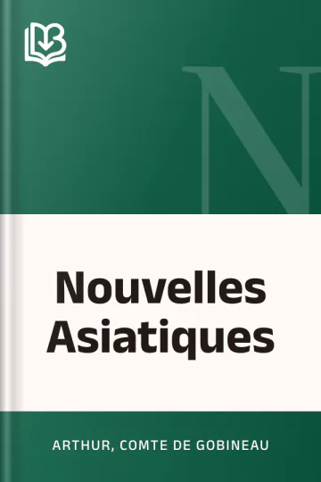 Nouvelles Asiatiques d’Arthur, comte de Gobineau, couverture du livre