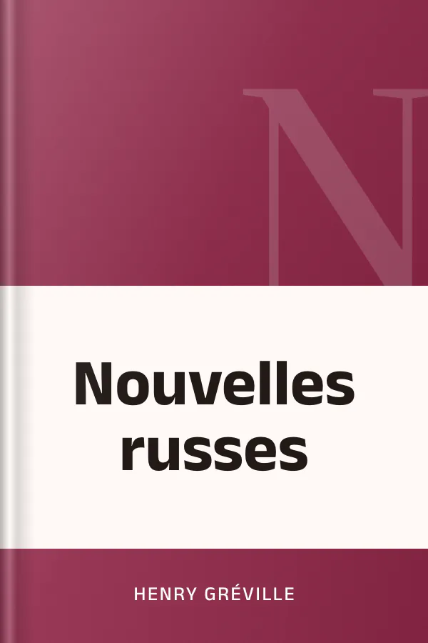 Nouvelles russes d’Henry Gréville, couverture du livre