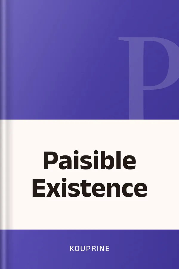 Paisible Existence de Kouprine, couverture du livre