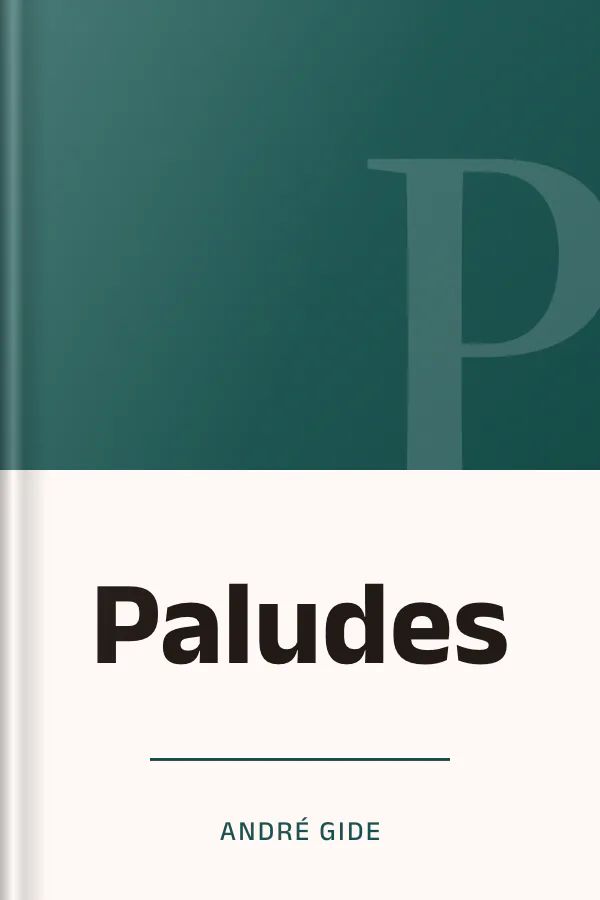 Paludes d’André Gide, couverture du livre