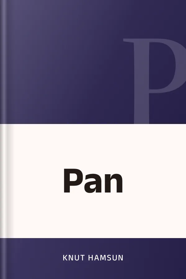 Pan de Knut Hamsun, couverture du livre