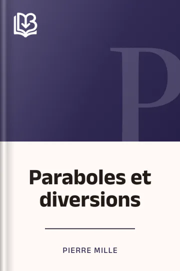 Paraboles et diversions de Pierre Mille, couverture du livre