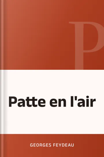 Patte en l'air de Georges Feydeau, couverture du livre