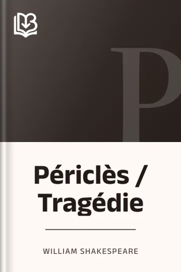 Périclès / Tragédie de William Shakespeare, couverture du livre