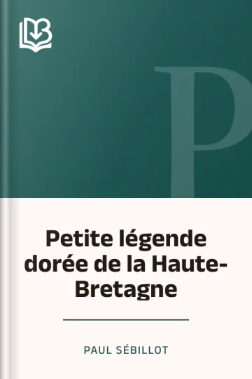 Petite légende dorée de la Haute-Bretagne de Paul Sébillot, couverture du livre