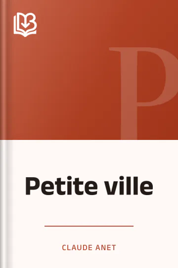 Petite ville de Claude Anet, couverture du livre
