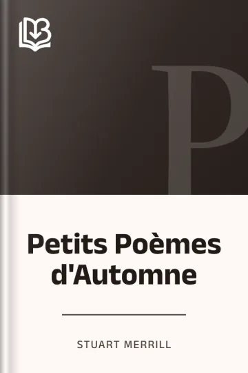 Petits Poèmes d'Automne de Stuart Merrill, couverture du livre