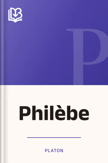 Philèbe de Platon, couverture du livre
