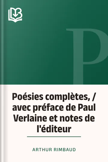 Poésies complètes, / avec préface de Paul Verlaine et notes de l'éditeur d’Arthur Rimbaud, couverture du livre
