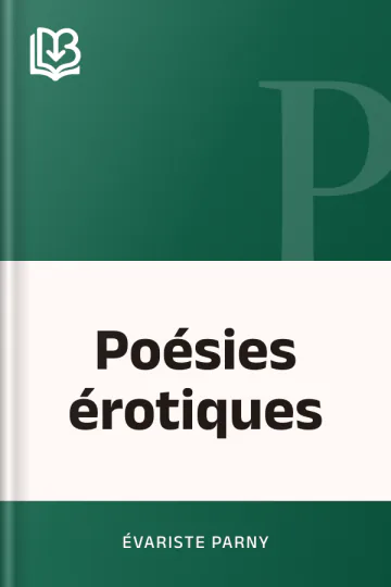Poésies érotiques d’Évariste Parny, couverture du livre