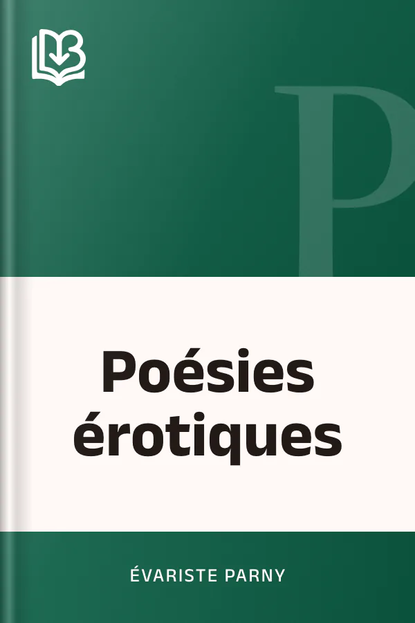 Poésies érotiques d’Évariste de Parny, couverture du livre