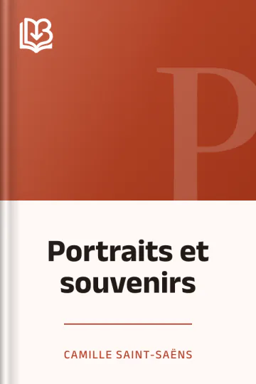 Portraits et souvenirs de Camille Saint-Saëns, couverture du livre
