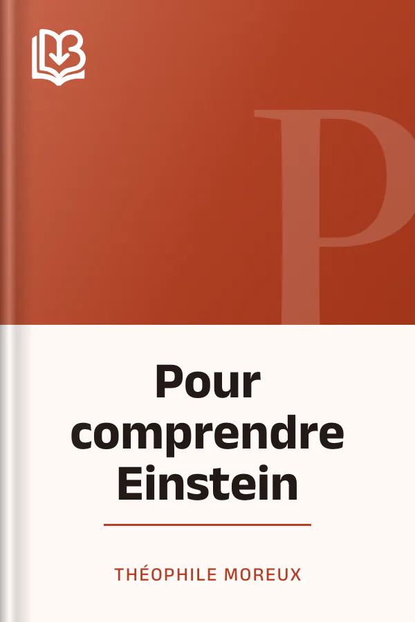 Pour comprendre Einstein de Théophile Moreux, couverture du livre