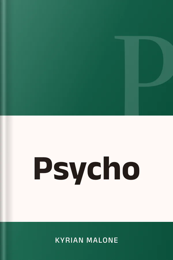 Psycho de Kyrian Malone, couverture du livre