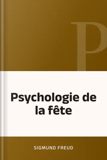 Psychologie de la fête de Sigmund Freud, couverture du livre