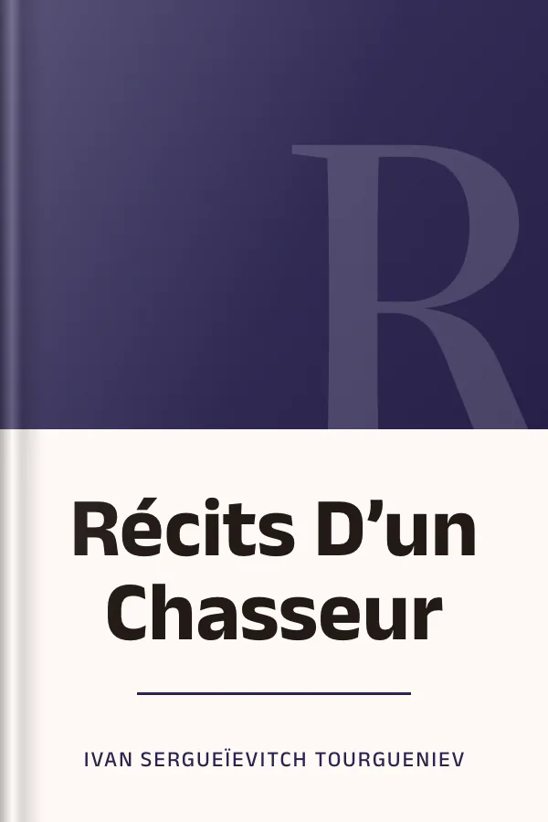 Récits D’un Chasseur d’Ivan Sergueïevitch Tourgueniev, couverture du livre