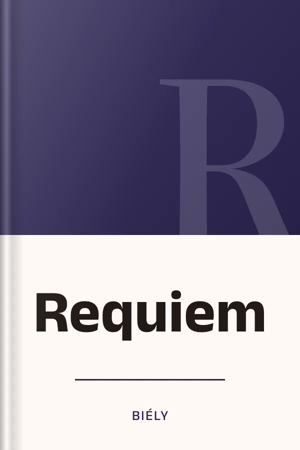 Requiem de Biély, couverture du livre