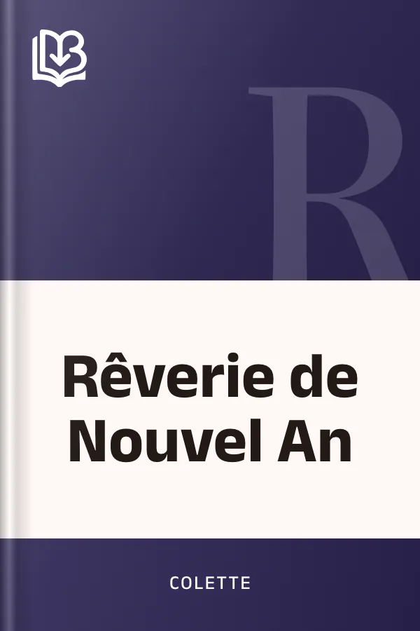 Rêverie de Nouvel An de Colette, couverture du livre