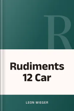Rudiments 12 Car - Leon Wieger