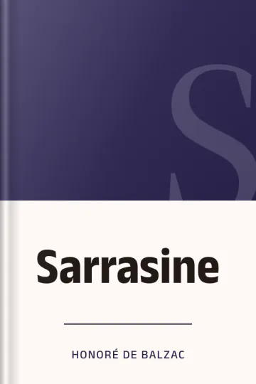 Sarrasine d’Honoré de Balzac, couverture du livre