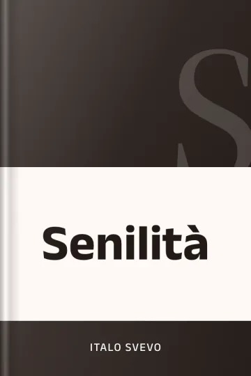Senilità d’Italo Svevo, couverture du livre
