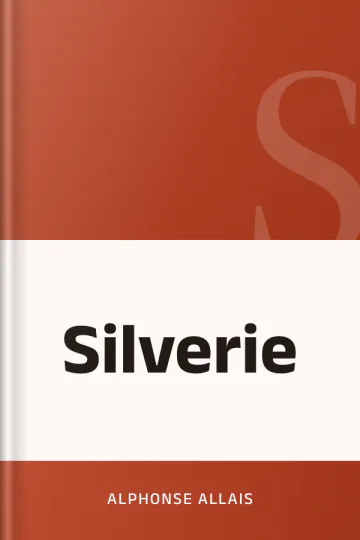 Silverie d’Alphonse Allais, couverture du livre