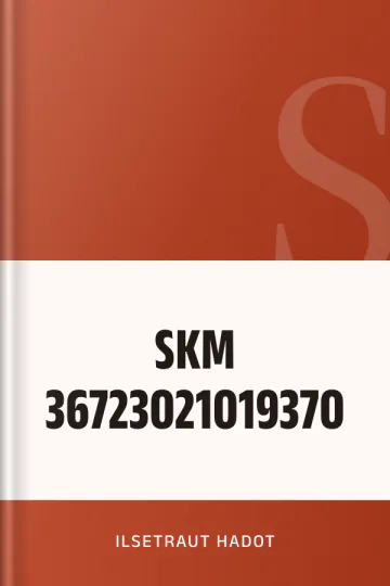 SKM 36723021019370 d’Ilsetraut Hadot, couverture du livre