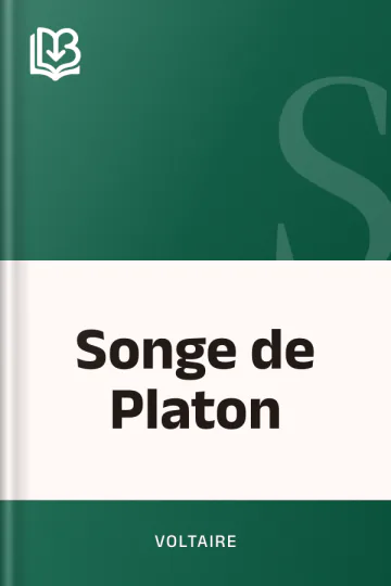 Songe de Platon de Voltaire, couverture du livre