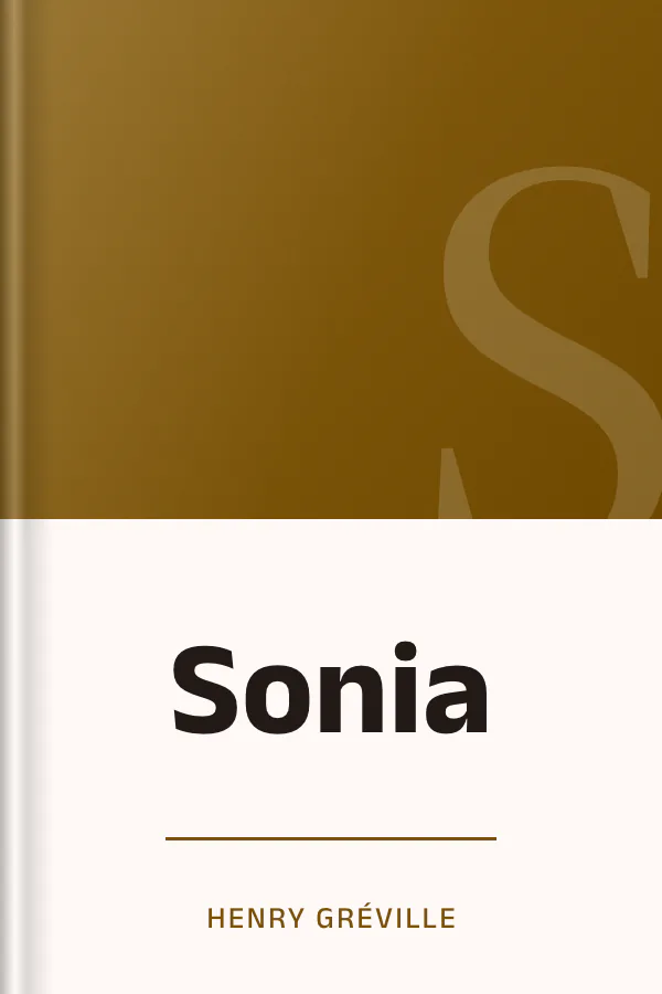 Sonia d’Henry Gréville, couverture du livre