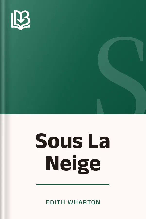 Sous La Neige d’Edith Wharton, couverture du livre