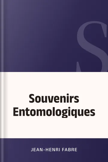 Souvenirs Entomologiques de Jean-Henri Fabre, couverture du livre