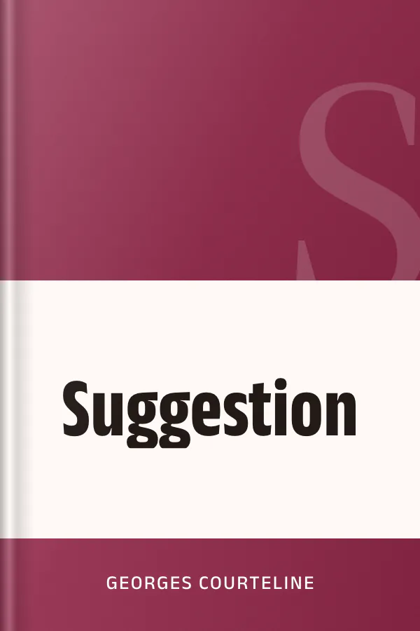 Suggestion de Georges Courteline, couverture du livre