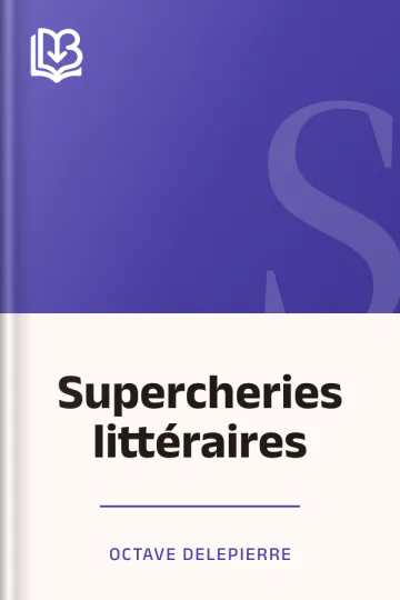 Supercheries littéraires d’Octave Delepierre, couverture du livre