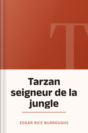 Tarzan seigneur de la jungle d’Edgar Rice Burroughs, couverture du livre