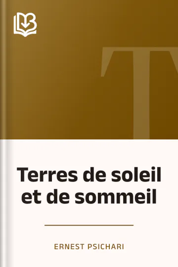 Terres de soleil et de sommeil d’Ernest Psichari, couverture du livre