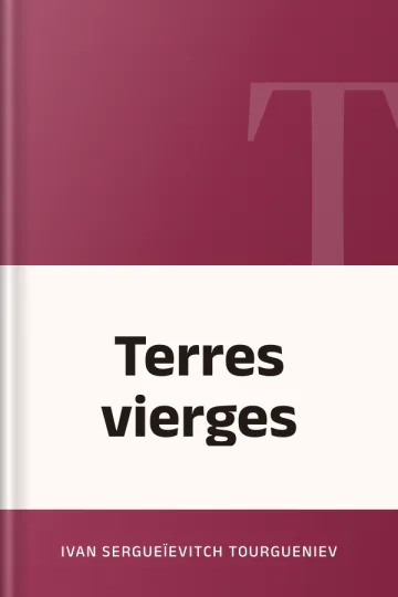 Terres vierges d’Ivan Sergueïevitch Tourgueniev, couverture du livre