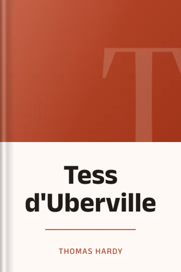 Tess d'Uberville de Thomas Hardy, couverture du livre