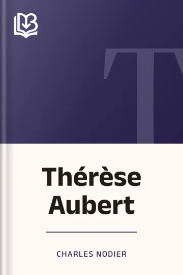 Thérèse Aubert de Charles Nodier, couverture du livre