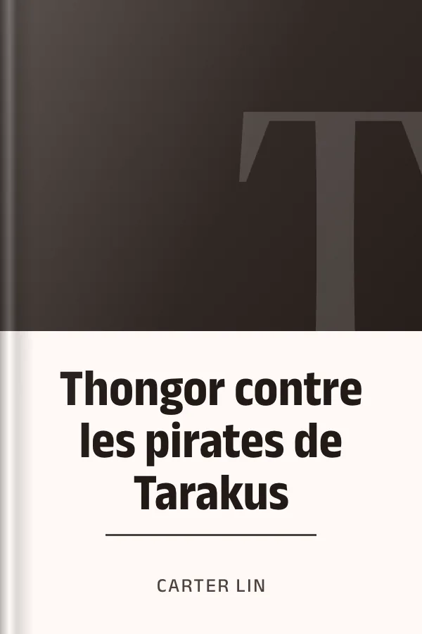 Thongor contre les pirates de Tarakus de Carter Lin, couverture du livre