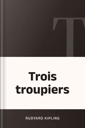 Trois troupiers de Rudyard Kipling, couverture du livre