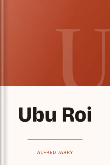 Ubu Roi d’Alfred Jarry, couverture du livre
