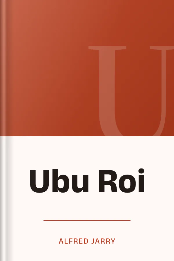 Ubu Roi d’Alfred Jarry, couverture du livre