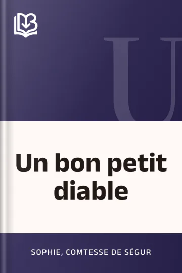 Un bon petit diable de comtesse de Sophie Ségur, couverture du livre
