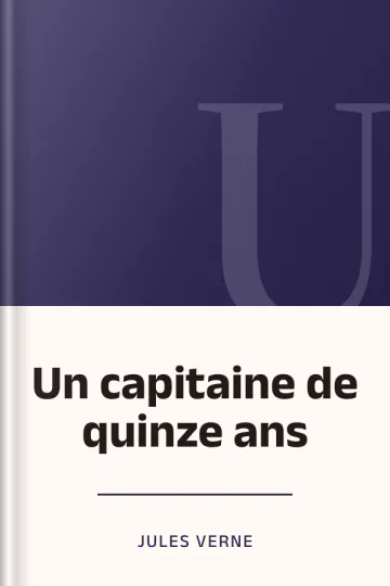 Un capitaine de quinze ans de Jules Verne, couverture du livre