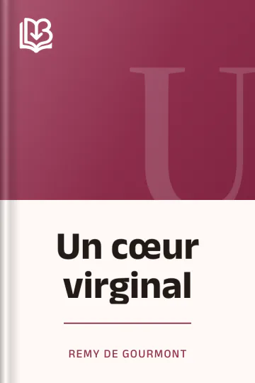 Un cœur virginal de Remy de Gourmont, couverture du livre